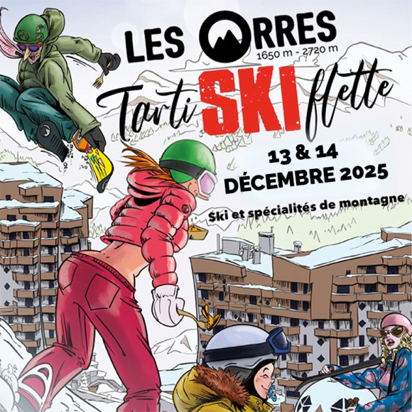 Il bientôt l'heure de manger du fromage avec la Tartiskiflette aux Orres, dans les Hautes-Alpes 