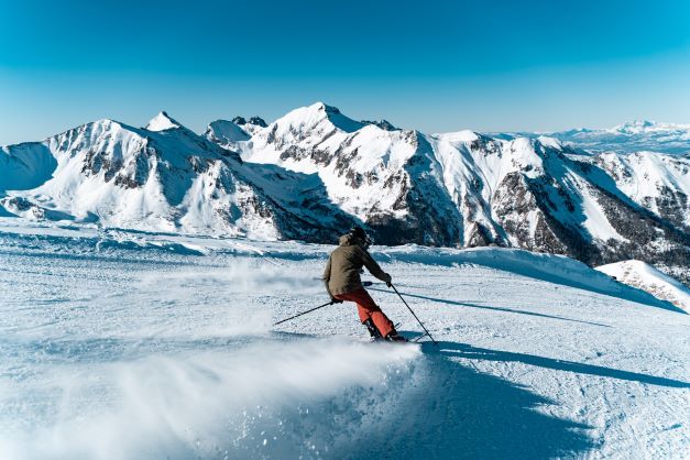 Les Orres - Skieur piste