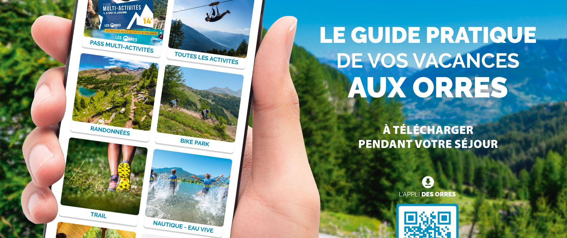 Application gratuite Les Orres, Hautes-Alpes