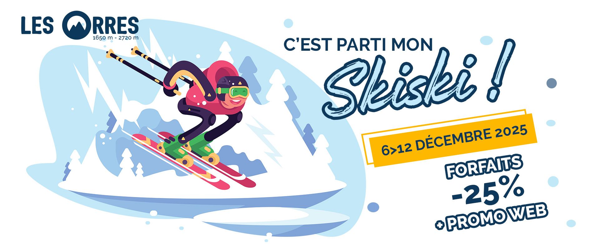 Ouverture hiver 25-26  réduction forfaits