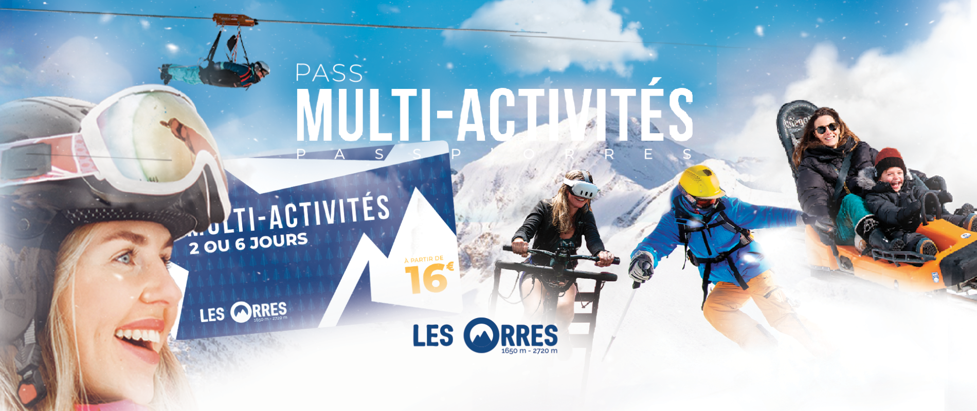 Pass multi-activités Passp'Orres hiver 2024-2025 - Les Orres