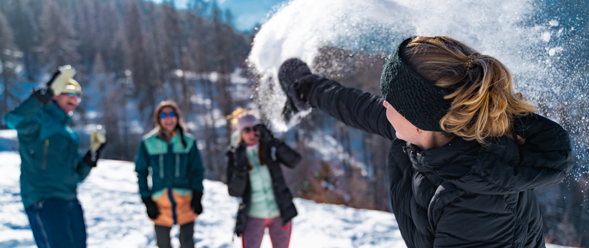 Activité en famille animations neige