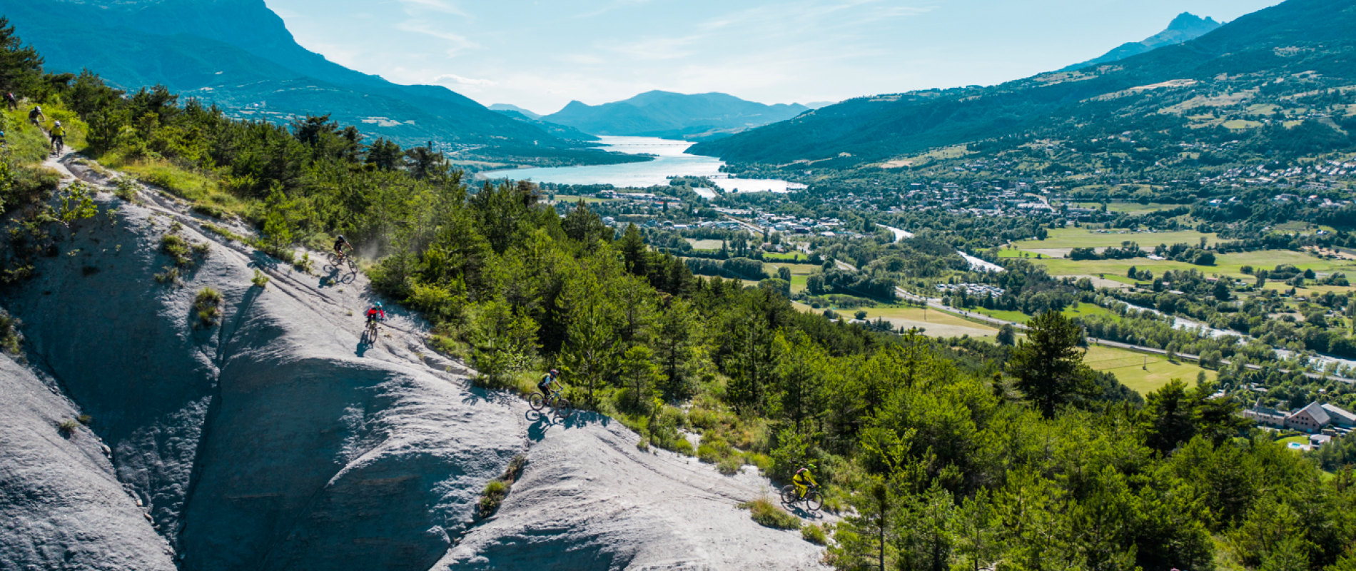 Pure ride VTT été Les Orres, itinéraire VTT dans les Alpes du sud