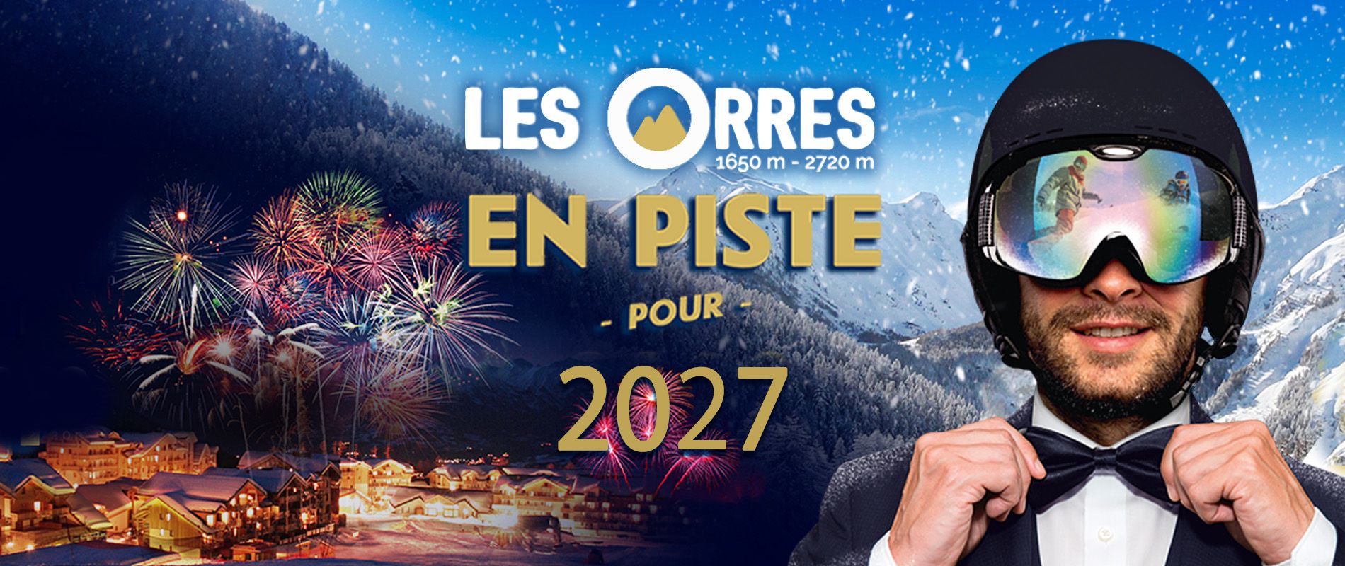 Nouvel an 26-27 aux Orres, station de ski Alpes du sud