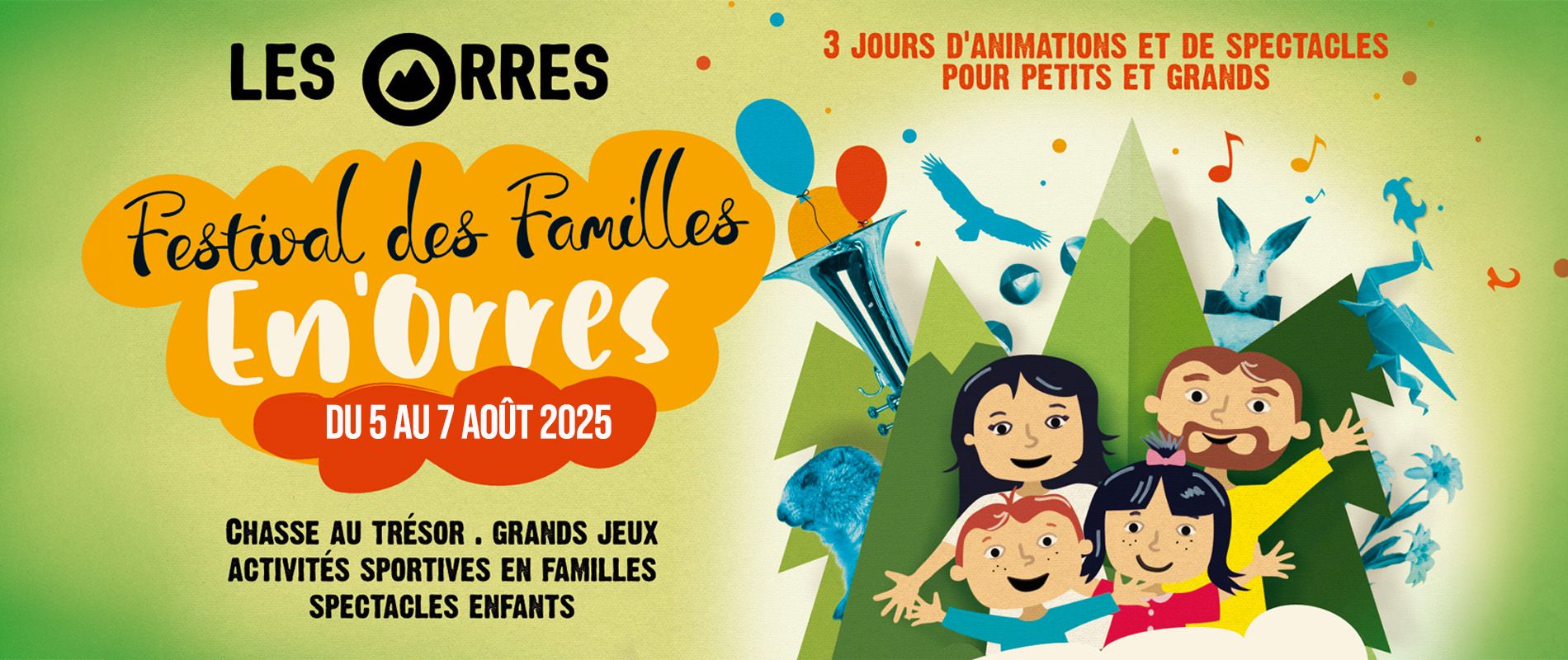 Festival des familles en Orres, Station Les Orres, Hautes-Alpes