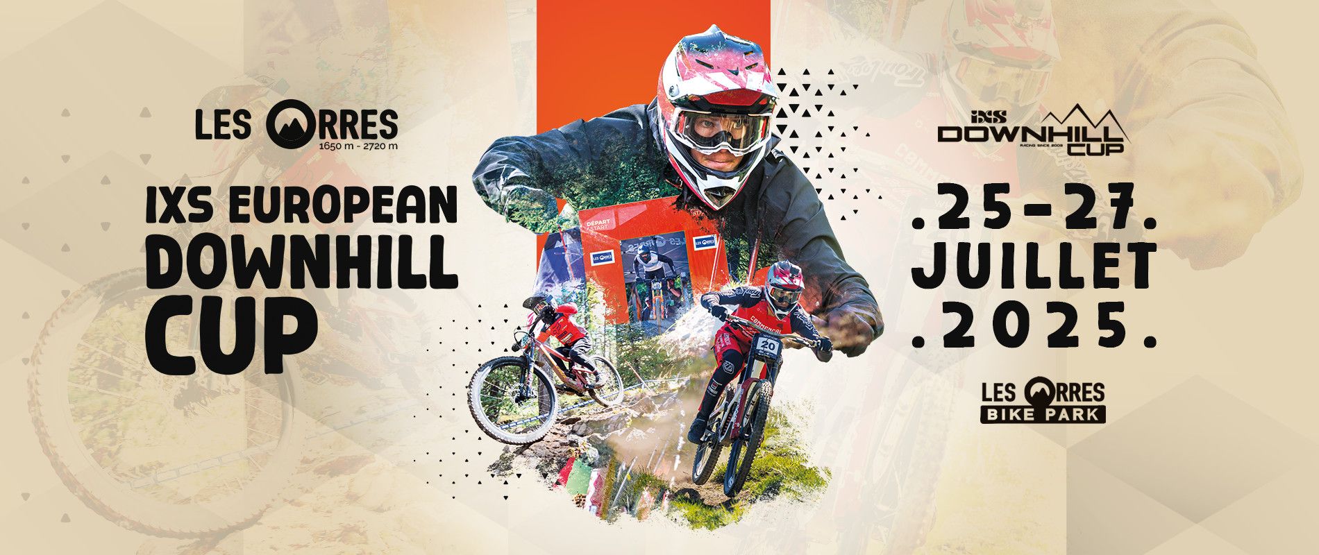 IXS DH CUP, Les Orres Bike Park, compétition VTT DH dans les Alpes du sud