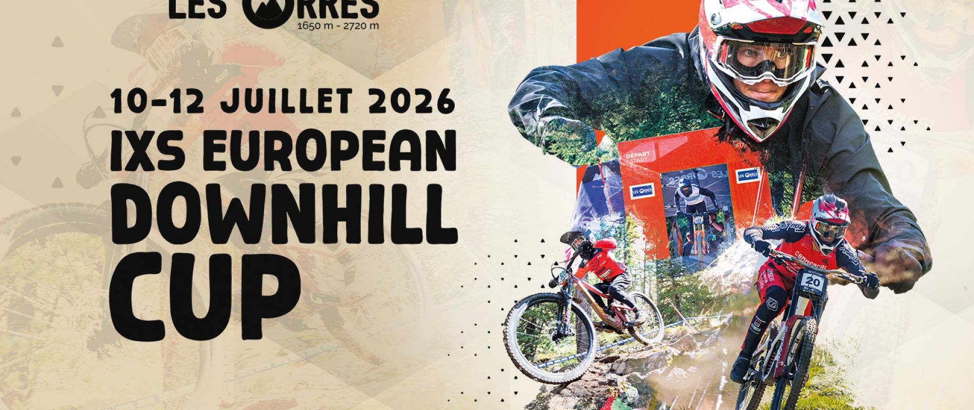 L'IXS, une course de VTT DH d'envergure européenne aux Orres dans les Hautes-Alpes