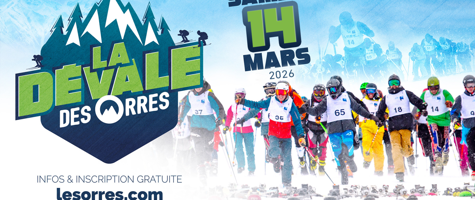 Devale des Orres mars 2026, course de ski dans les Hautes-Alpes