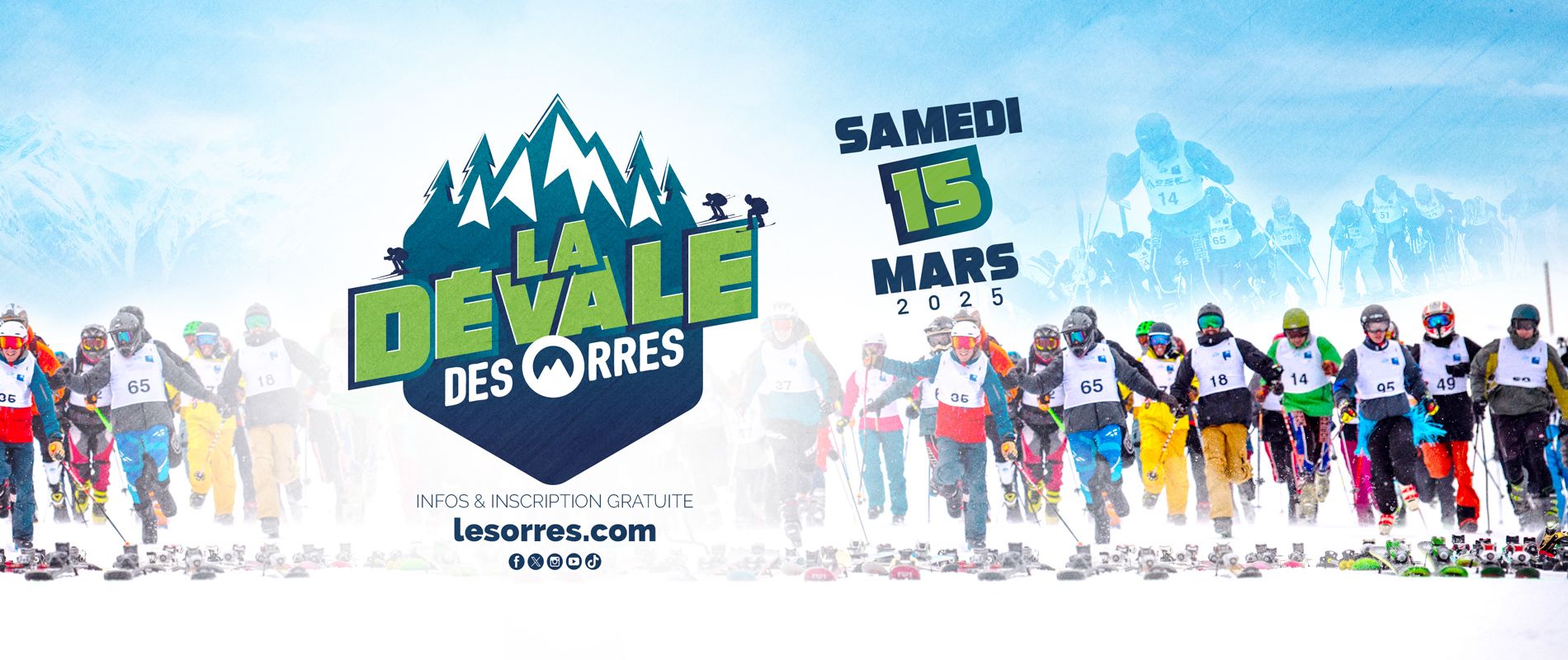 Devale des Orres course station ski Les Orres