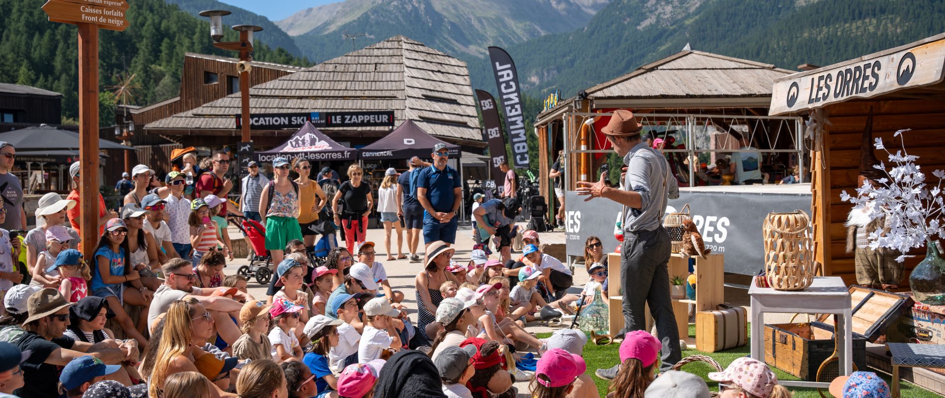 Spectacles et animations aux Orres, vos vacances à la montagne dans les Alpes du sud