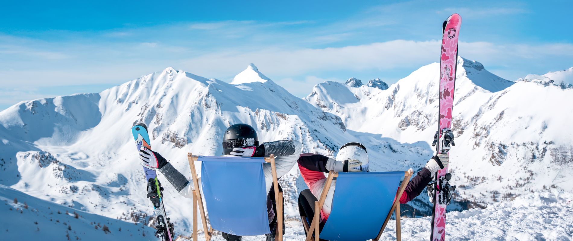 Ski de printemps aux Orres, soleil et transat, Alpes du sud