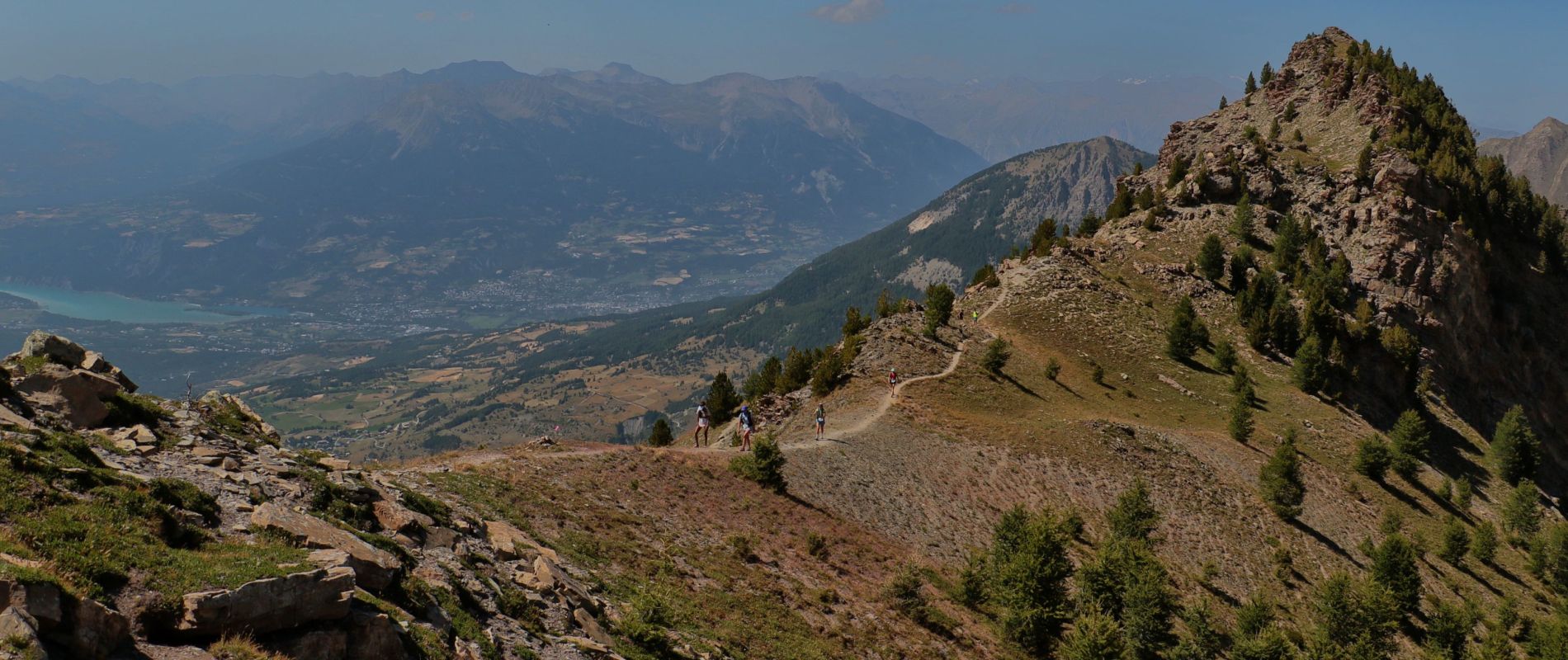 Skyrace course de trail aux Orres, col de terre rouge