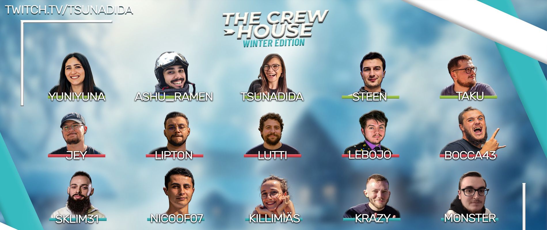 The crew house - twitch - les orres