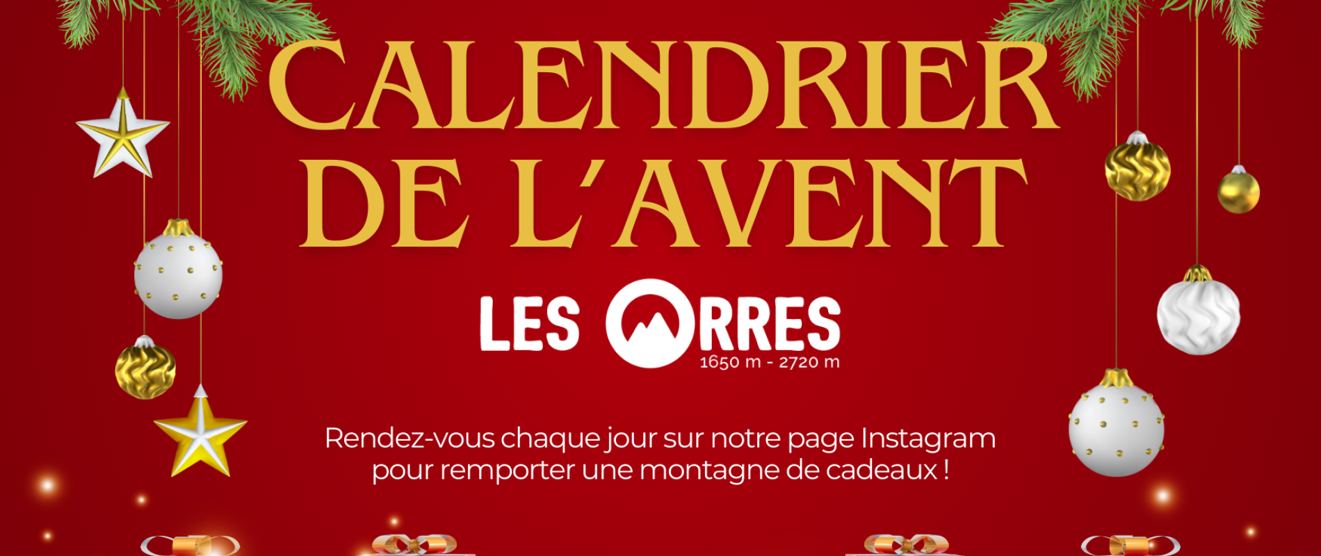 Calendrier de l'Aven Les Orres
