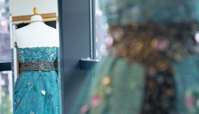Robe de la Reine Mère Nature, Oeuvre d'art Game of Trees Les Orres