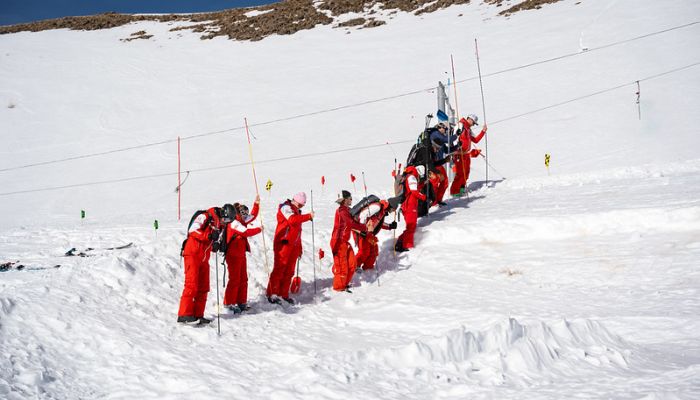 Exercice avalanche Les Orres