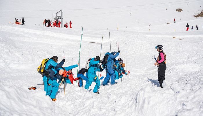 Exercice avalanche Les Orres