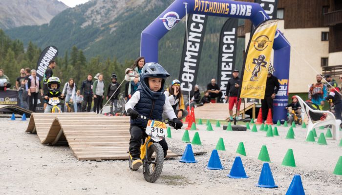 Challenge Draisienne Pitchouns Bike, Les Orres, Alpes du sud