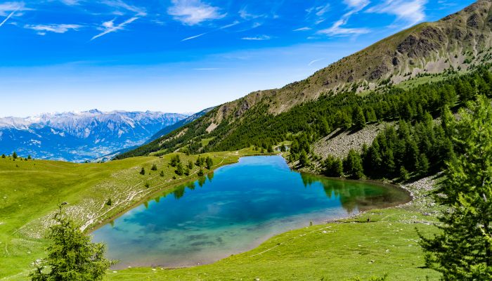 Les Orres lac saint marguerite randonnée