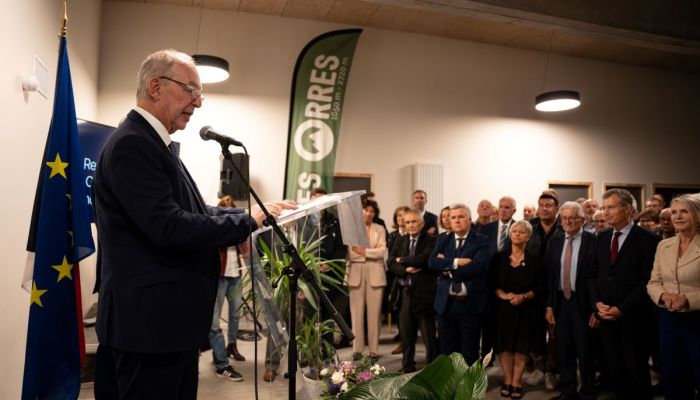 Les Orres - Remise Légion Honneur Pierre Vollaire
