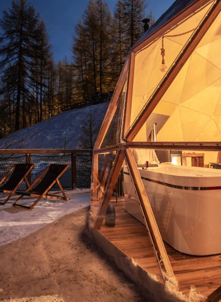 Alpin D'Home, hébergement insolite aux Orres, station de ski des Alpes du sud