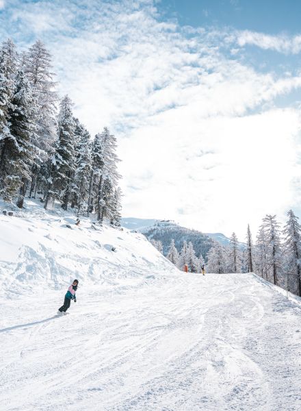 Skier aux Orres, Hautes-Alpes