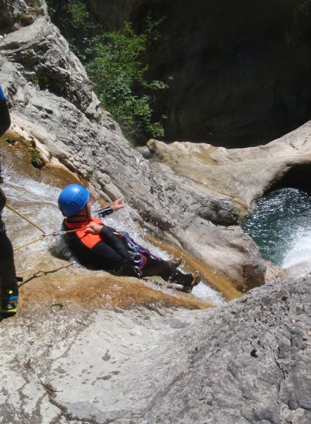 canyoning près des Orres, Hautes-Alpes