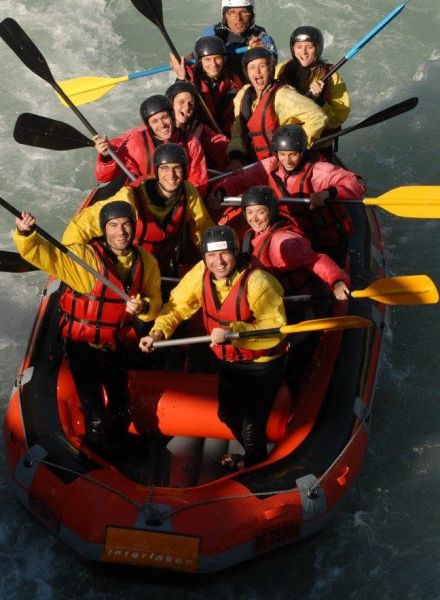 Rafting près des Orres, Hautes-Alpes