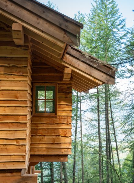 Cabanes de Mélézia, Logement insolite aux Orres, Hautes-Alpes