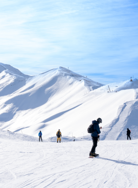 Ski les Orres paysage hiver neige 
