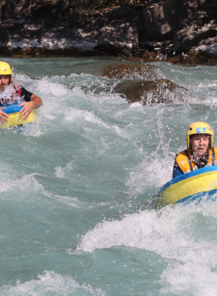 Activité riviere près des Orres, Hautes-Alpes