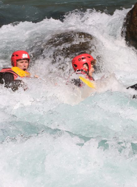 Activité riviere près des Orres, Hautes-Alpes