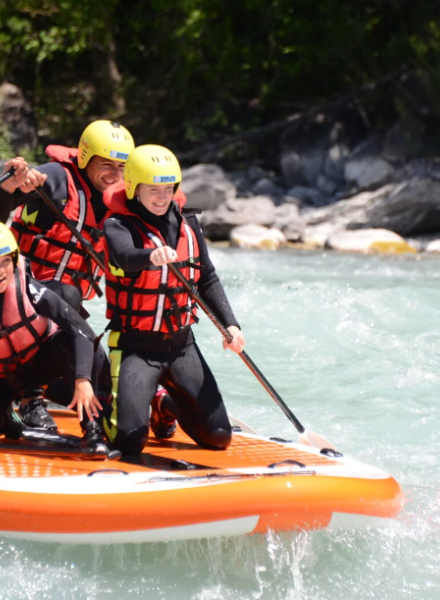 Activité riviere près des Orres, Hautes-Alpes