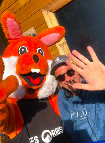 Dj Mike Hayes et l'happy aux Orres, Alpes du sud