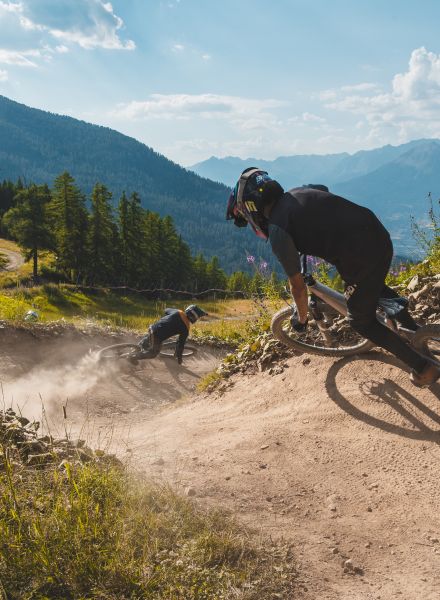 Les Orres Bike Park VTT DH dans les Alpes du sud