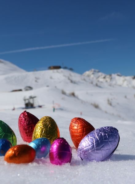 Pâques les Orres oeufs chocolat