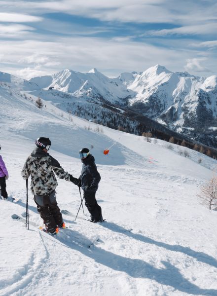 Ski et snow aux Orres, Alpes du sud