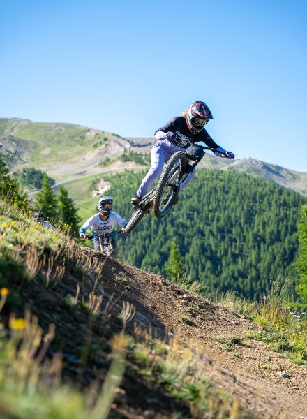 Les Orres Bike Park VTT DH dans les Alpes du sud