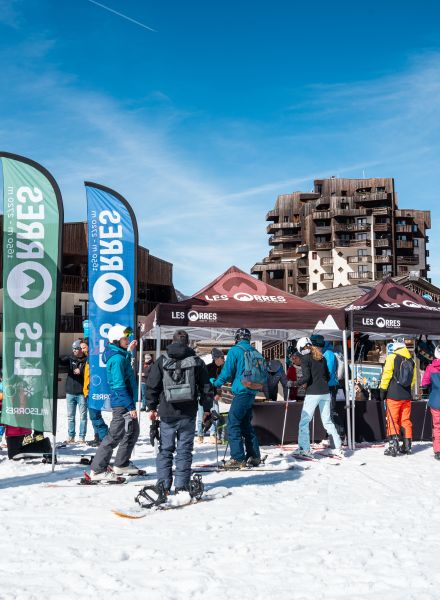 Devale des Orres course station ski Les Orres, Alpes du sud