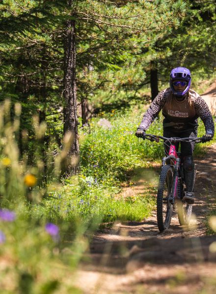 Les Orres Bike Park VTT DH dans les Alpes du sud