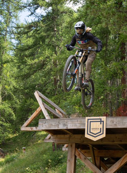 Les Orres Bike Park piste Black Patrol, VTT Hautes-Alpes
