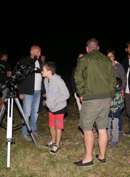 Nuit des étoile observation téléscope famille Les Orres