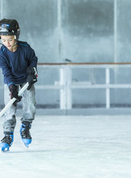 Patinoire Les Orres en famille, Hautes-Alpes