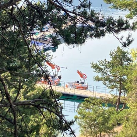 Vue sur le ponton - 