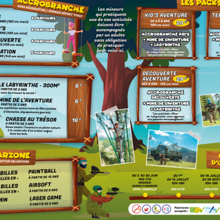 Paint ball, Laser game, Airsoft - Jungle Aventure_Les Orres - Labyrinthe - Jungle Aventure_Les Orres été 2025