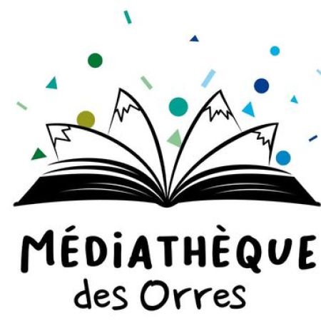 Logo Médiathèque Les Orres - Logo Médiathèque Les Orres