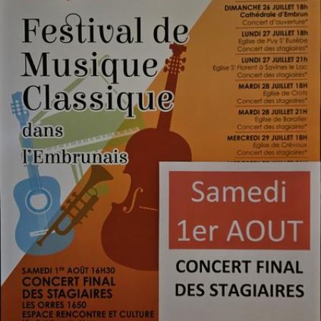 Festival de musique classique de l'Embrunais - UDELM_Les Orres - Festival de musique classique de l'Embrunais - UDELM_Les Orres