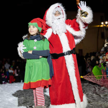 Arrivée du Père Noël_Les Orres