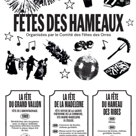 Fête de La Madeleine et feu d'artifice_Les Orres