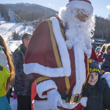 Arrivée du Père Noël_Les Orres - Arrivée du Père Noël_Les Orres